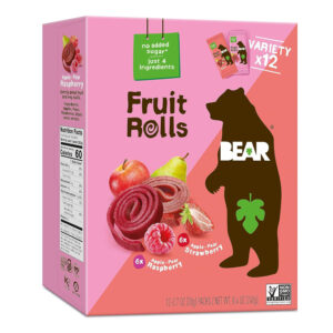 Fruit Rolls Apple Pear Raspberry + Apple Pear Strawberry