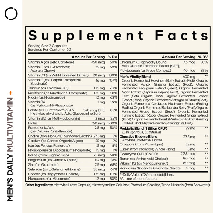 Men's Fermented Multivitamin 2