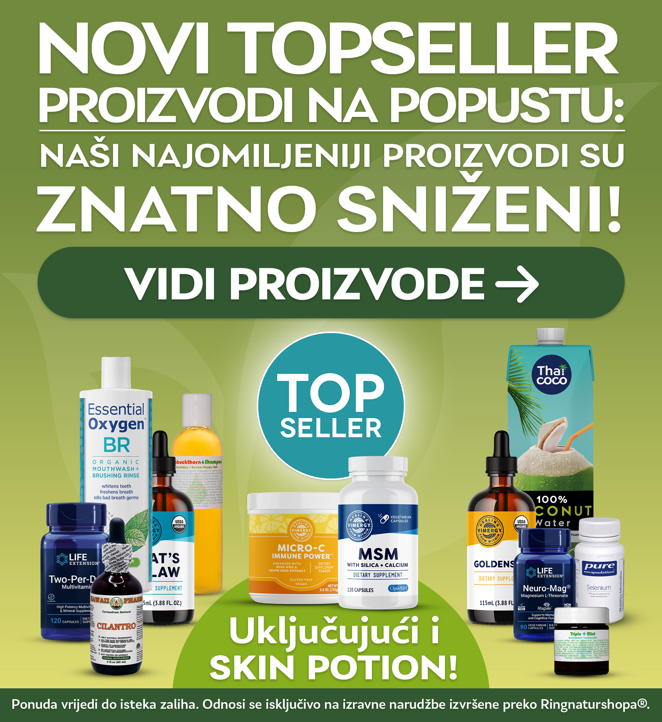 Topseller Aktion 2026 + Skin Potion Slider Mobile HR