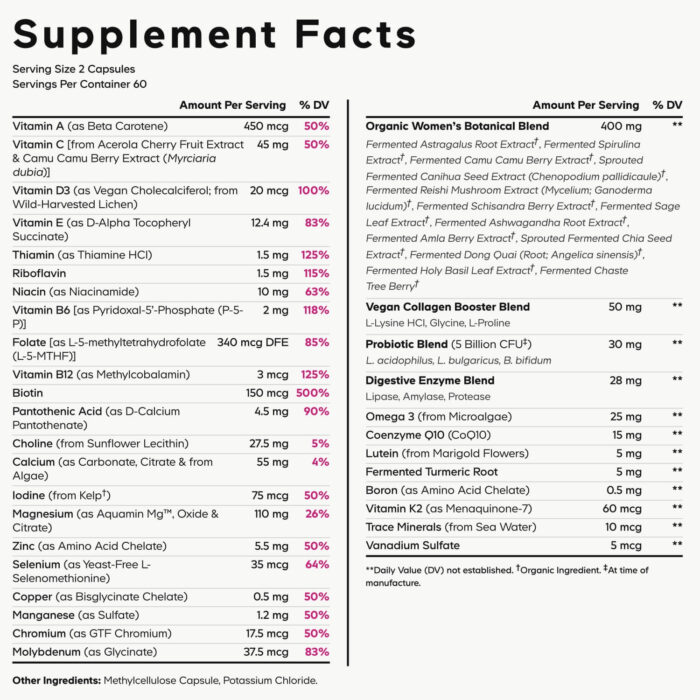 Women's Fermented Multivitamin+ 2